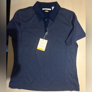 Greg Norman Play Dry Golf Shirt Polo Womens Large Brand New